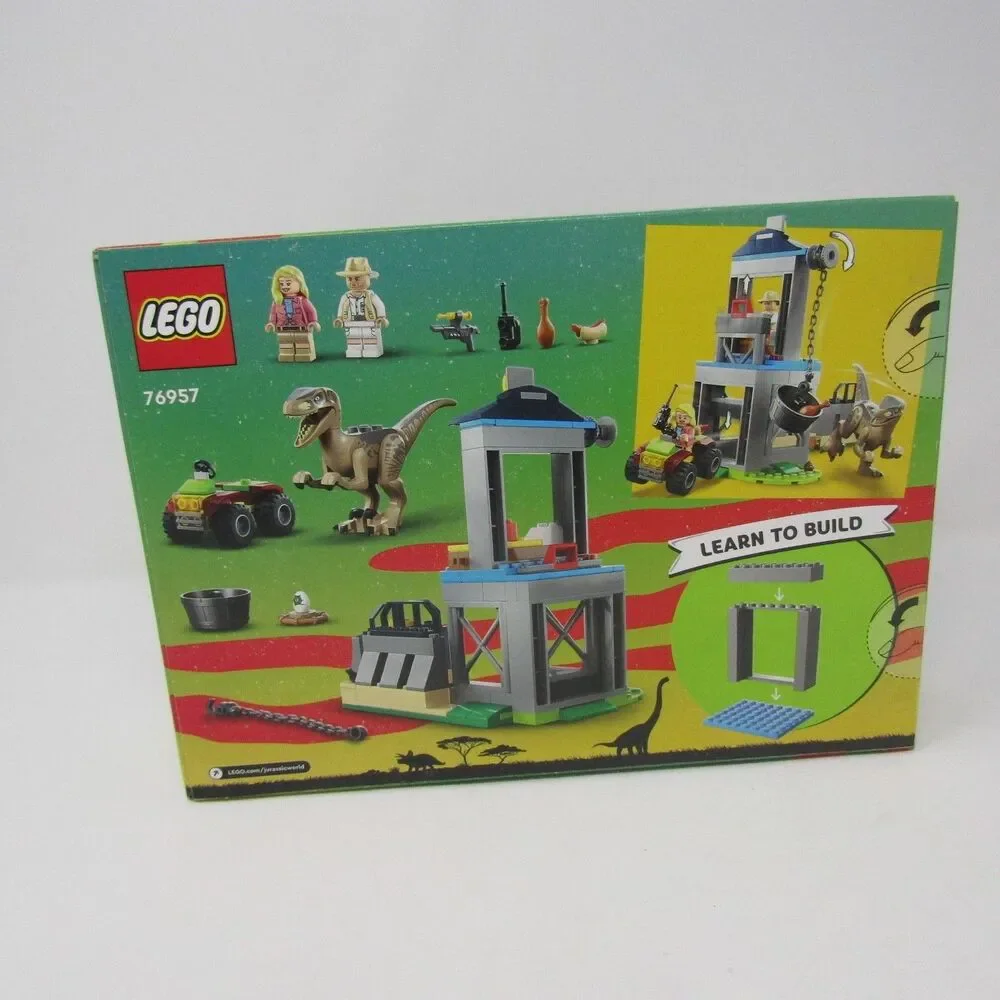 Lego Jurassic Park 30th Anniversary 76957 Velociraptor Escape NEW Sealed